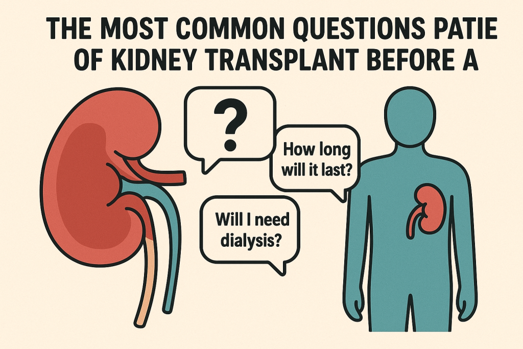The Most Common Questions Patients Have Before A Kidney Transplant